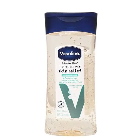 Vaseline sensitive skin relief body oil