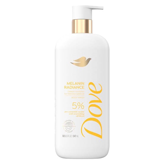 Dove melanin Radiance body wash