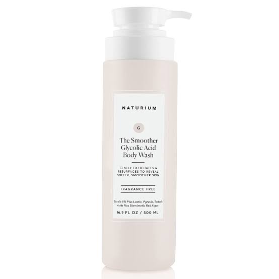 Naturium the smoother glycolic body wash
