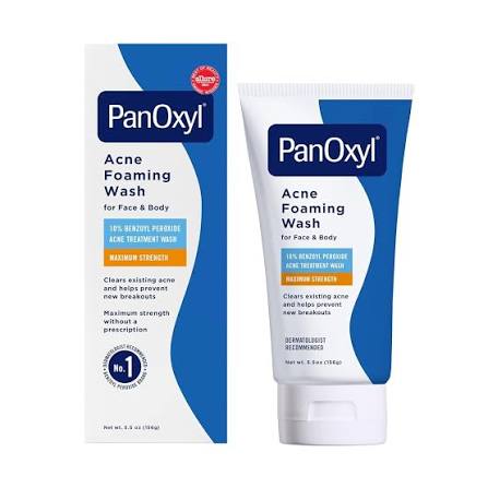 Panoxyl 10% Benzoyl Peroxide Acne foaming wash 156ml