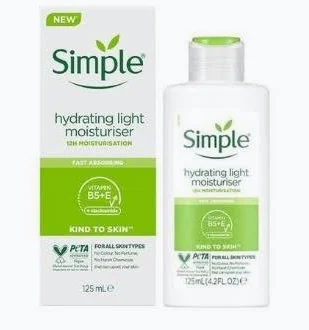 simple hydrating light moisturizer 125ml