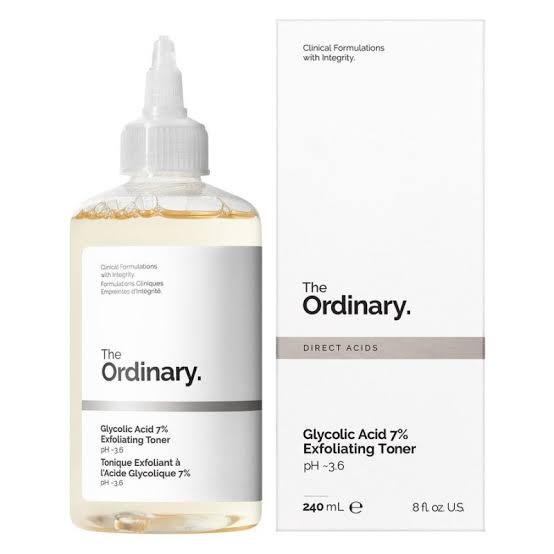 The ordinary glycolic acid 7% exfoliating toner 240ml