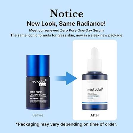 medicube Zero pore one day serum